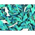 Haribo gummies 250u Blue Dolphins.