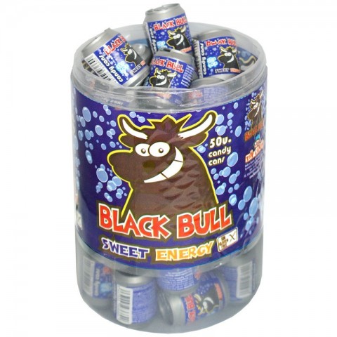 Black bull bote con caramelos sabor bebida energetica 50u. Black bull bote con caramelos sabor bebida energetica 50u.