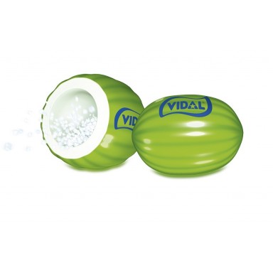 Vidal Bubble gum melon flavor 250 units.