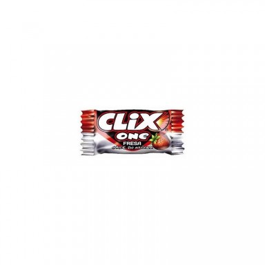 Strawberry flavor chewing gum without sugar Clix 200 units.