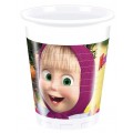 Vasos Masha y el Oso  8u.