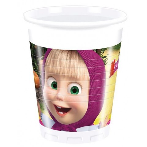 Vasos Masha y el Oso 8u. Vasos Masha y el Oso 8u.