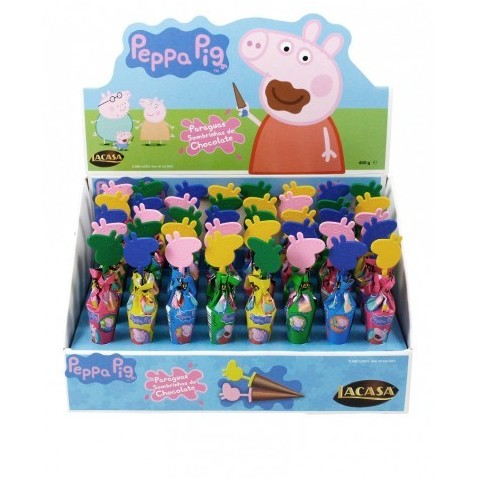 Parasols chocolate Lacasitos Lacasa 40u.