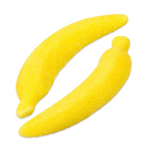 Caramelos de goma gigantes Plátanos azucar Fini bolsa 1 kg. Caramelos de goma gigantes Plátanos azucar Fini bolsa 1 kg.