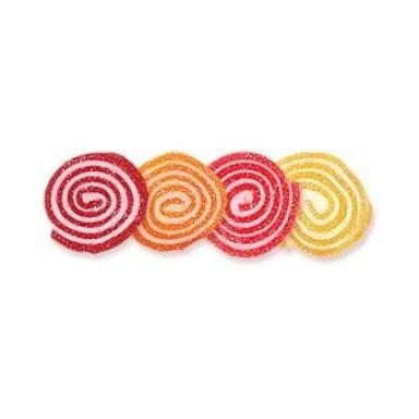 Fruta italiana espirales colores 170 unidades/1'8Kg.