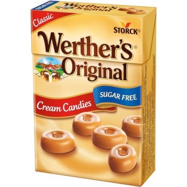 Caramelos Werther's original sabor nata bolsa de 1Kg.