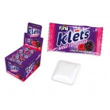 Blackberry - Raspberry Fini klet's Chewing gum sugar free 200u.