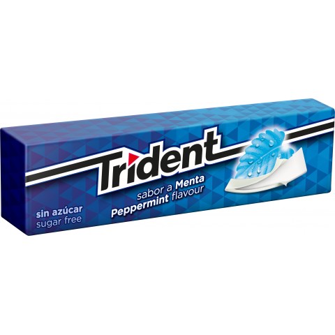 Trident stick bubble gum mint flavor. Trident stick bubble gum mint flavor.