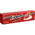 Trident stick bubble gum strawberry flavor.