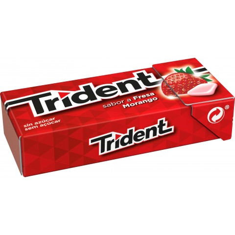 Trident fruit bubble gum strawberry flavor. Trident fruit bubble gum strawberry flavor.