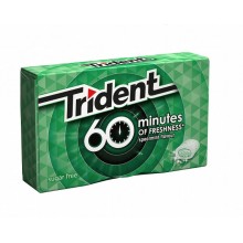 Chicles trident fresh formato gragea sabor menta.