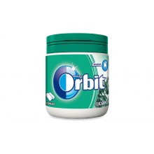 Chicles Orbit box eucalipto 6 botes con 70 grageas.