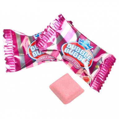 Dubble Bubble gum strawberry flavor without gluten 150 units.