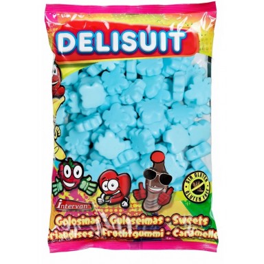 Caramelos de goma Delisuit Nubes Azules bolsa 1kg.