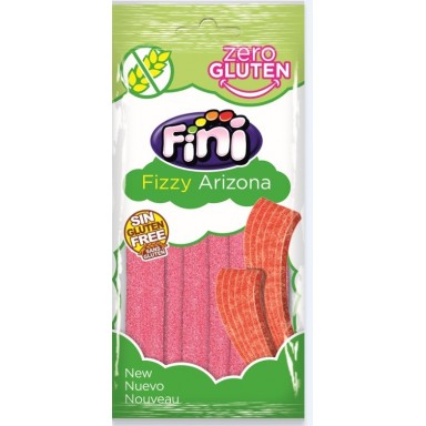 Fini bag 80g sugar Fizzy Strawberry Arizona Languages gluten 20 units.