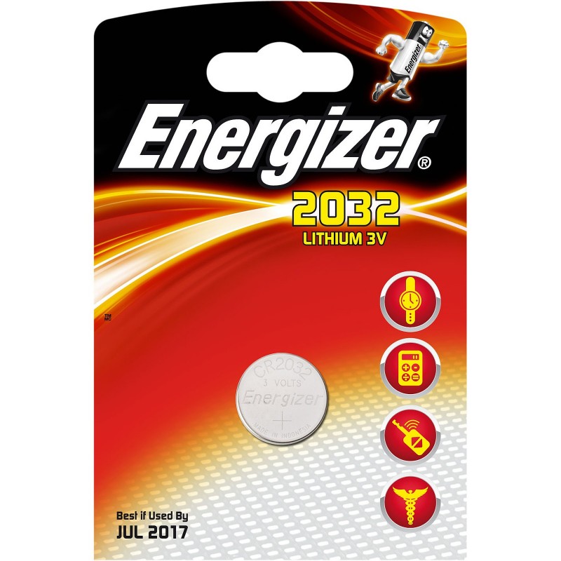 Pilas Energizer Botón Cr 2032 3V 1U