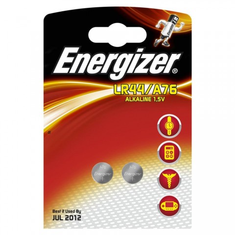 Pilas Energizer Botón LR44. 1,5V. 2u. Pilas Energizer Botón LR44. 1,5V. 2u.