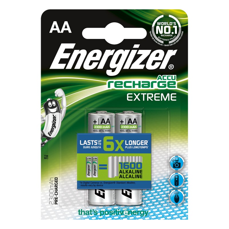 ENERGIZER PILA RECARGABLE AA 2UNDS