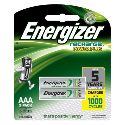 Pilas Energizer Recargables AAA 2u. Pilas Energizer Recargables AAA 2u.