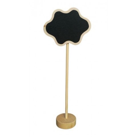 Pizarra Nube de madera con pie Pizarra Nube de madera con pie