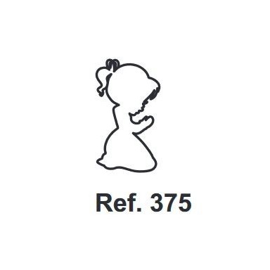 Cork with praying girl shape
