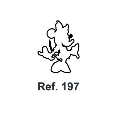 Cork with Minnie Mouse shape