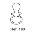 Cork with pacifier shape