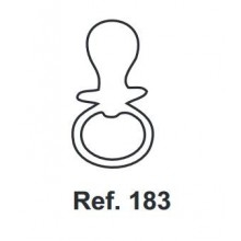 Cork with pacifier shape