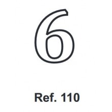 Corcho Número 6 10cm.