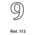 Cork number 9 10cm.
