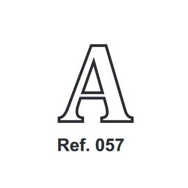 Cork letter A 10cm.