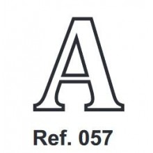 Cork letter A 10cm.