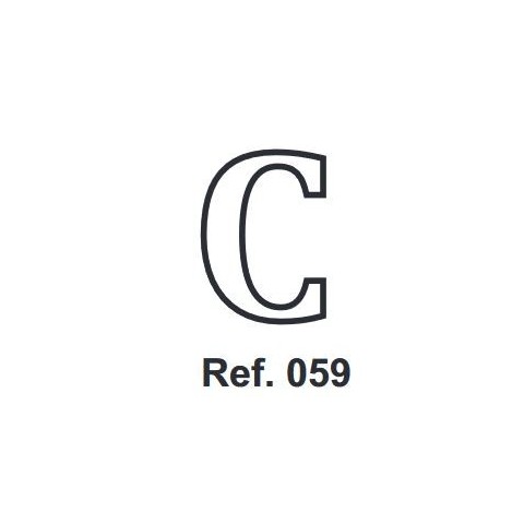 Cork letter C 10cm. Cork letter C 10cm.