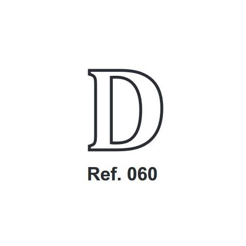 Corcho Letra D 10cm. Corcho Letra D 10cm.