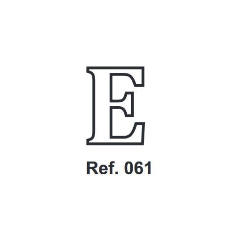 Cork letter E 10cm. Cork letter E 10cm.