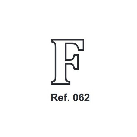 Cork letter F 10cm. Cork letter F 10cm.