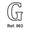 Cork letter G 10cm.
