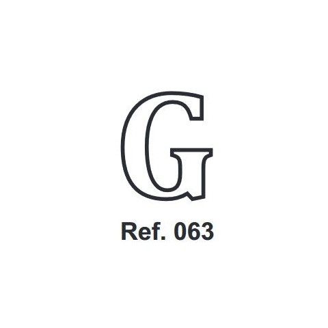 Cork letter G 10cm. Cork letter G 10cm.