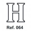 Cork letter H 10cm.
