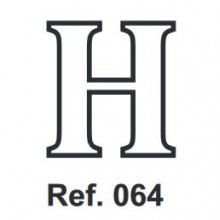 Cork letter H 10cm.