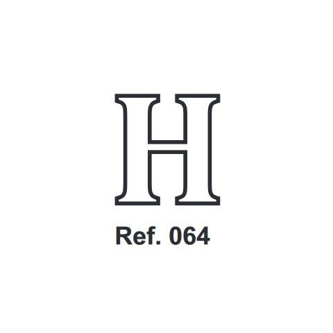 Cork letter H 10cm. Cork letter H 10cm.