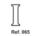 Cork letter I 10cm.