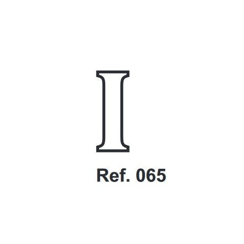 Cork letter I 10cm. Cork letter I 10cm.