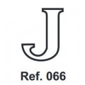 Cork letter J 10cm.