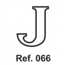 Cork letter J 10cm.
