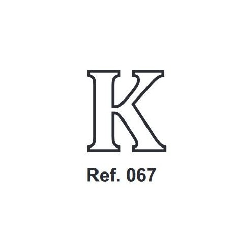 Cork letter K 10cm. Cork letter K 10cm.