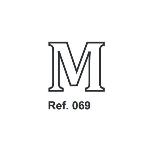 Cork letter M 10cm. Cork letter M 10cm.
