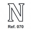 Cork letter N 10cm.