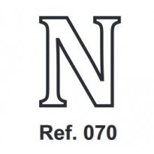 Cork letter N 10cm.