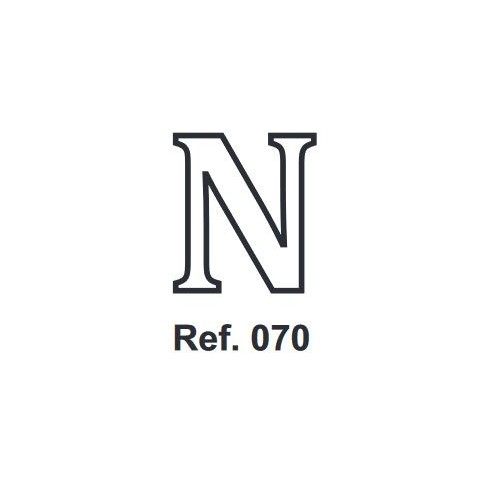 Cork letter N 10cm. Cork letter N 10cm.